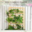 Lit de jardin surélevé avec treillis et 2 compartiments Outsunny