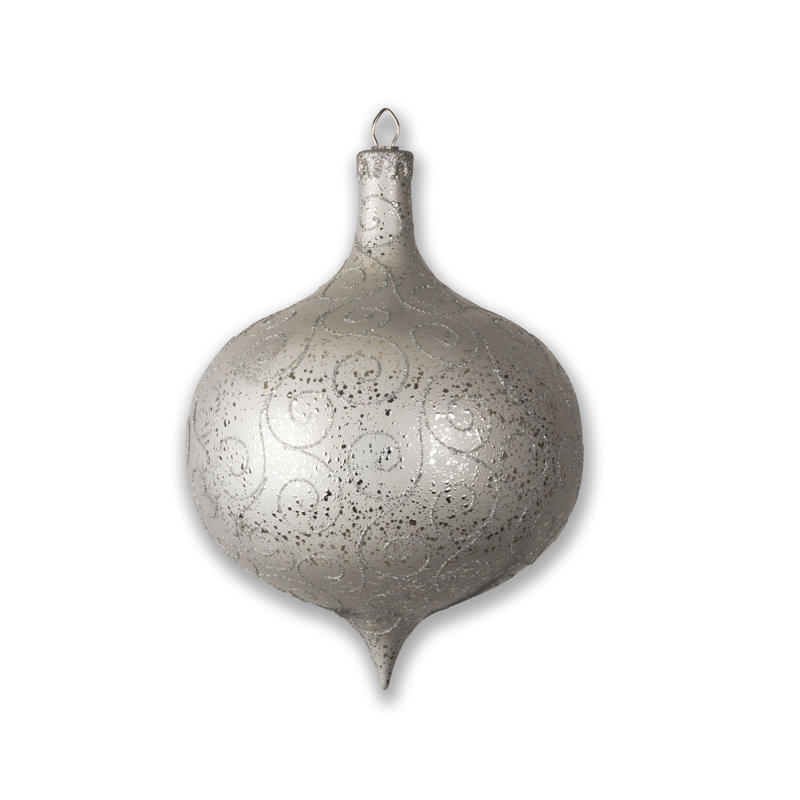 Onion-Shaped Ornament, Argent argent