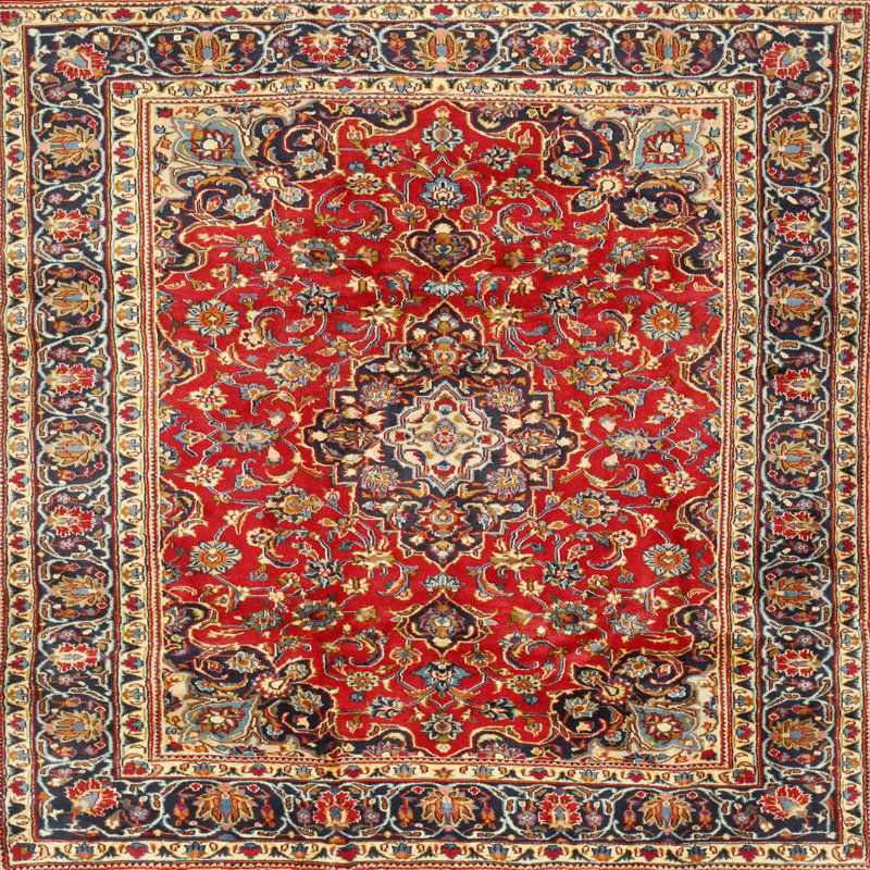 Pola Oriental Indoor Rug, Round 5'