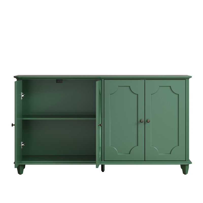 Buffet 4 portes Farmed, Vert