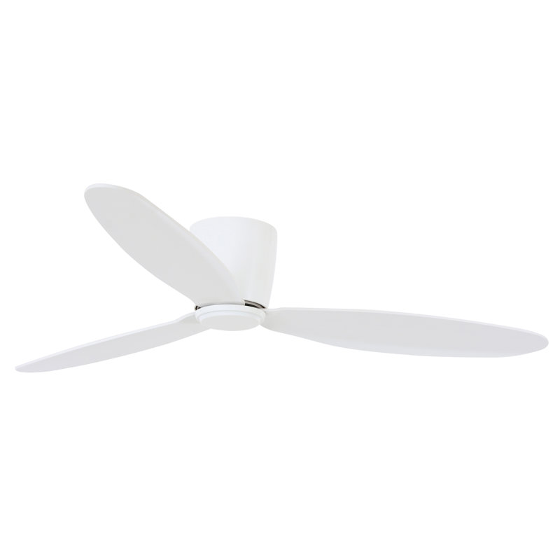 Radar 52in 3-Blades Indoor Ceiling Fan with Remote Control, White