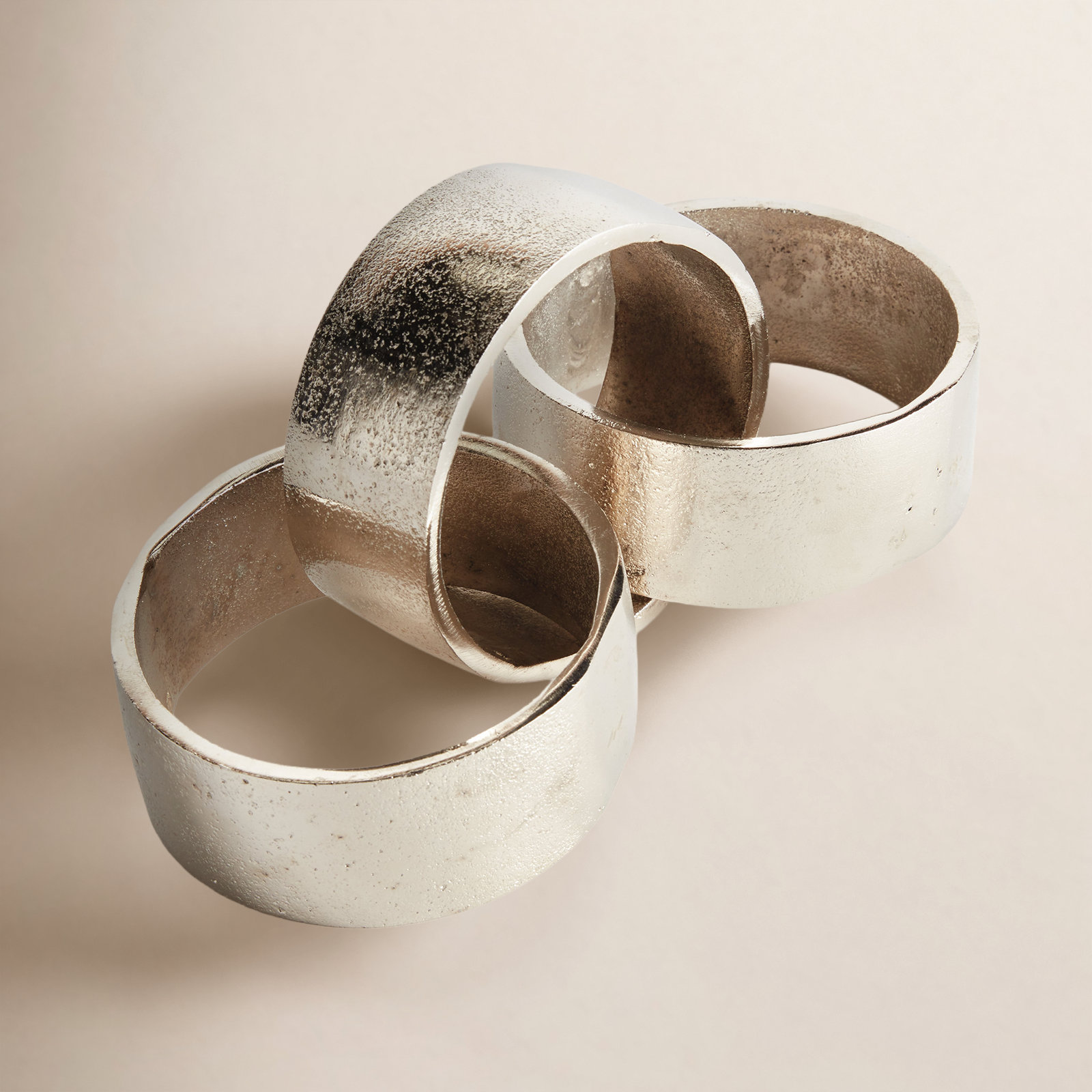 Round Chain Sculpture, Silver