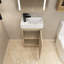 Meuble-lavabo simple 16 po avec plateau en céramique Apollodoros
