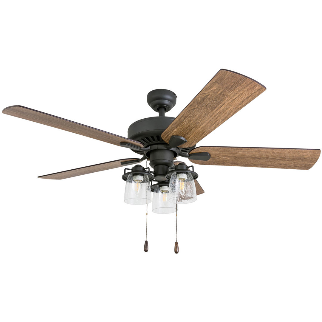Briarcrest 52" Ceiling Fan with LED Light Prominence Home Accessories: Standard No Remote