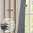 100% Blackout Faux Linen Pinch Pleated Curtain Panels Thermal Insulated Drapes with 20 Hooks for Bedroom & Living Room, Set of 2-1952807663-1952807651