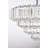 Symphony 9-Light Chrome Tiered Crystal Chandelier - Dimmable E12 Ceiling Fixture With Adjustable Chain