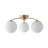Murtie Sputnik Orb Glass Semi Flush Mount