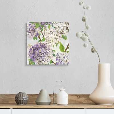 " Summer Hydrangea I " Mixed Media Print