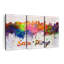 Ensemble de 3 toiles San Diego Skyline-2039794006