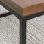 Table basse carrée 30 po Chantel Amande