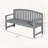 Outsunny 56 Wooden Garden Bench with Armrests and Backrest-523062517