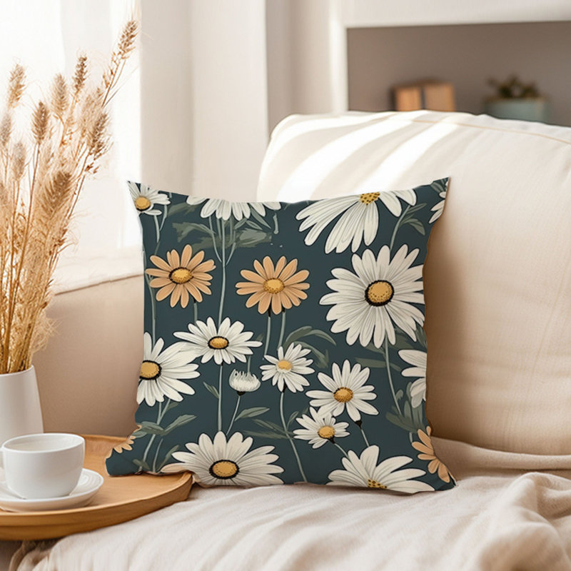 Floral Daisy Flowers Pattern III Cottage & Cottagecore