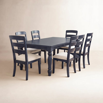 Alper Dining Set With Ladderback Chair