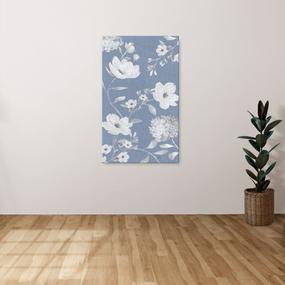 "Blue Chinoiserie II" by Nan Print on Canvas