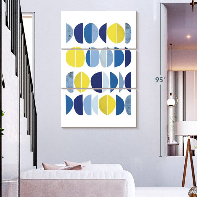 Avery bleu jaune moderne II