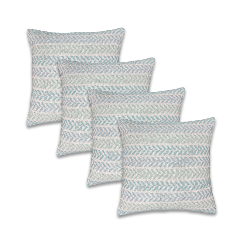 Ensemble de coussin décoratif en coton tissé à la main, Noir, Polyester / bourre de polyester