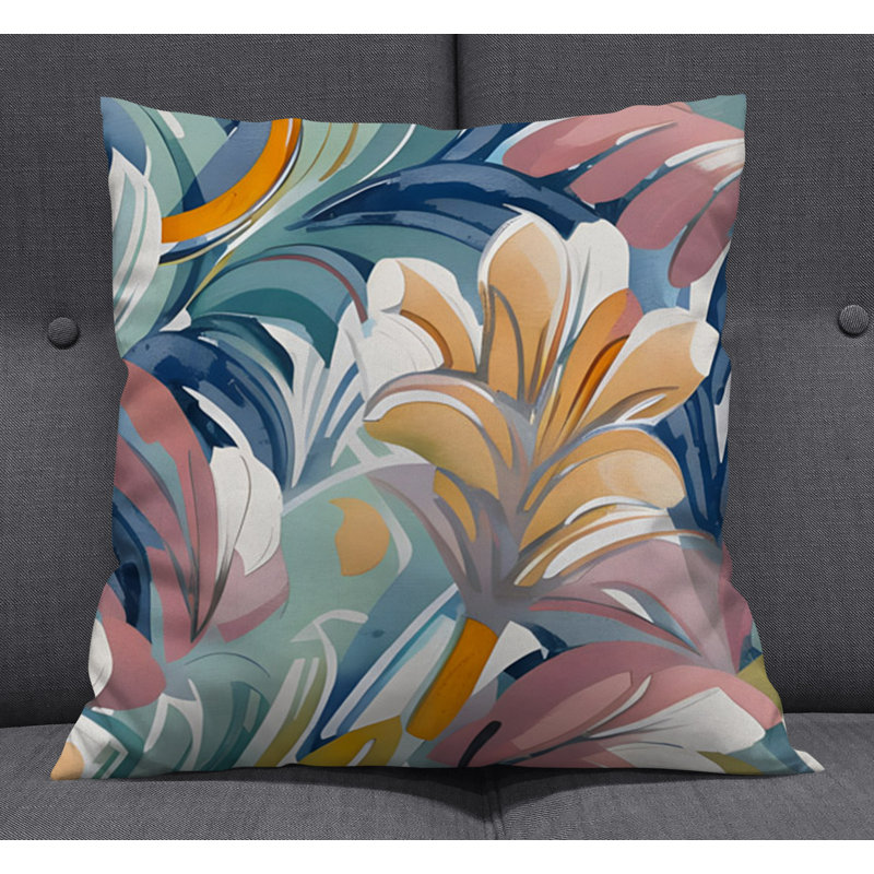 Coussin décoratif, Housse de coussin seulement - sans coussin, H 16 po x l 16 po