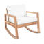 Chaise berçante d'extérieur en bois d'acacia Elira-126172376