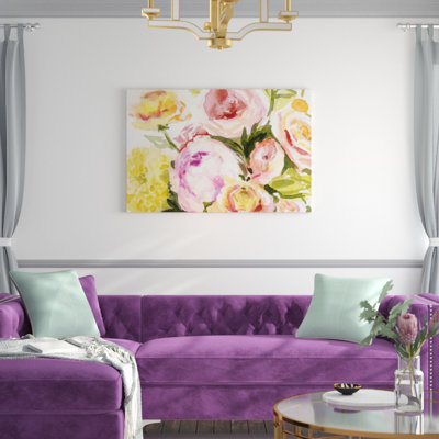 Loose Arrangement IV by Victoria Borges - Painting Print