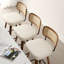 Swivel Upholstered Counter Stool-967829995
