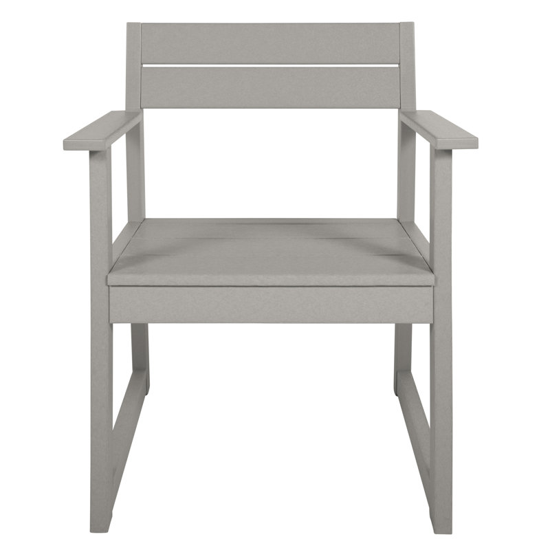 Fauteuil de salle à manger Cifuentes, Gris côtier