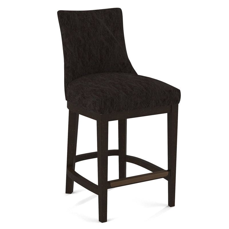 Upholstered Stool, Applause Bajah Ruby, White