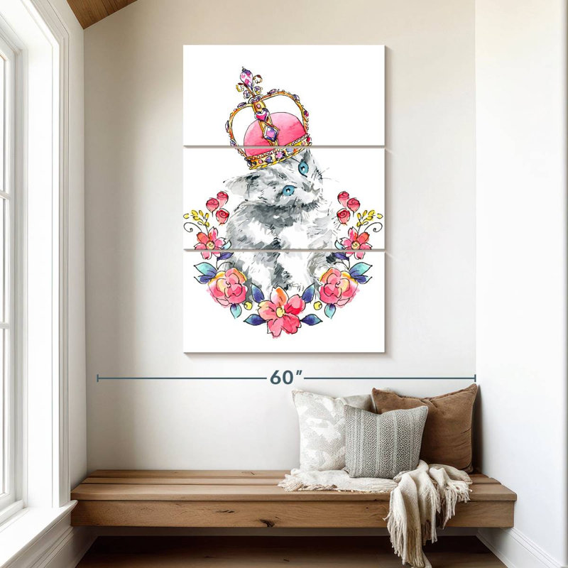 Brampt Regal Cat, 50" H x 32" W