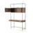 Loki Solid Wood Top Metal Base Writing Desk-88300362