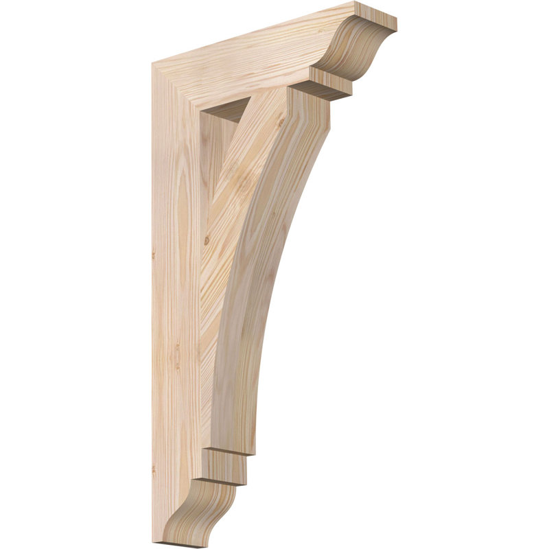 Support traditionnel Thorton, Douglas (lisse), H 26 po x l 3,5 po x P 14 po