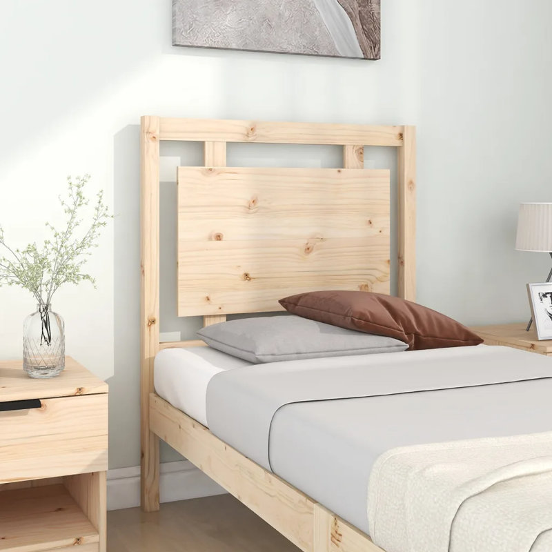 Schiavo Solid Wood Headboard, 125.5 x 100 cm, Brown