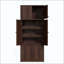 Armoire de rangement autoportante haute avec portes et tablettes, tablettes réglables, bois de qualité E1, pour garde-manger, armoires de rangement pour cuisine
