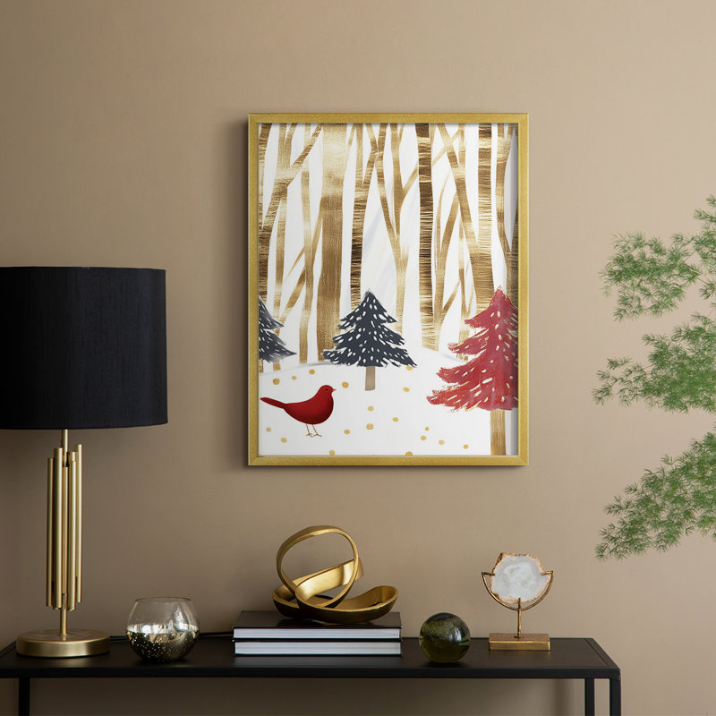 «Christmas Holiday Art» CDIX, reproduction d'art encadrée, H 21 po x l 17 po