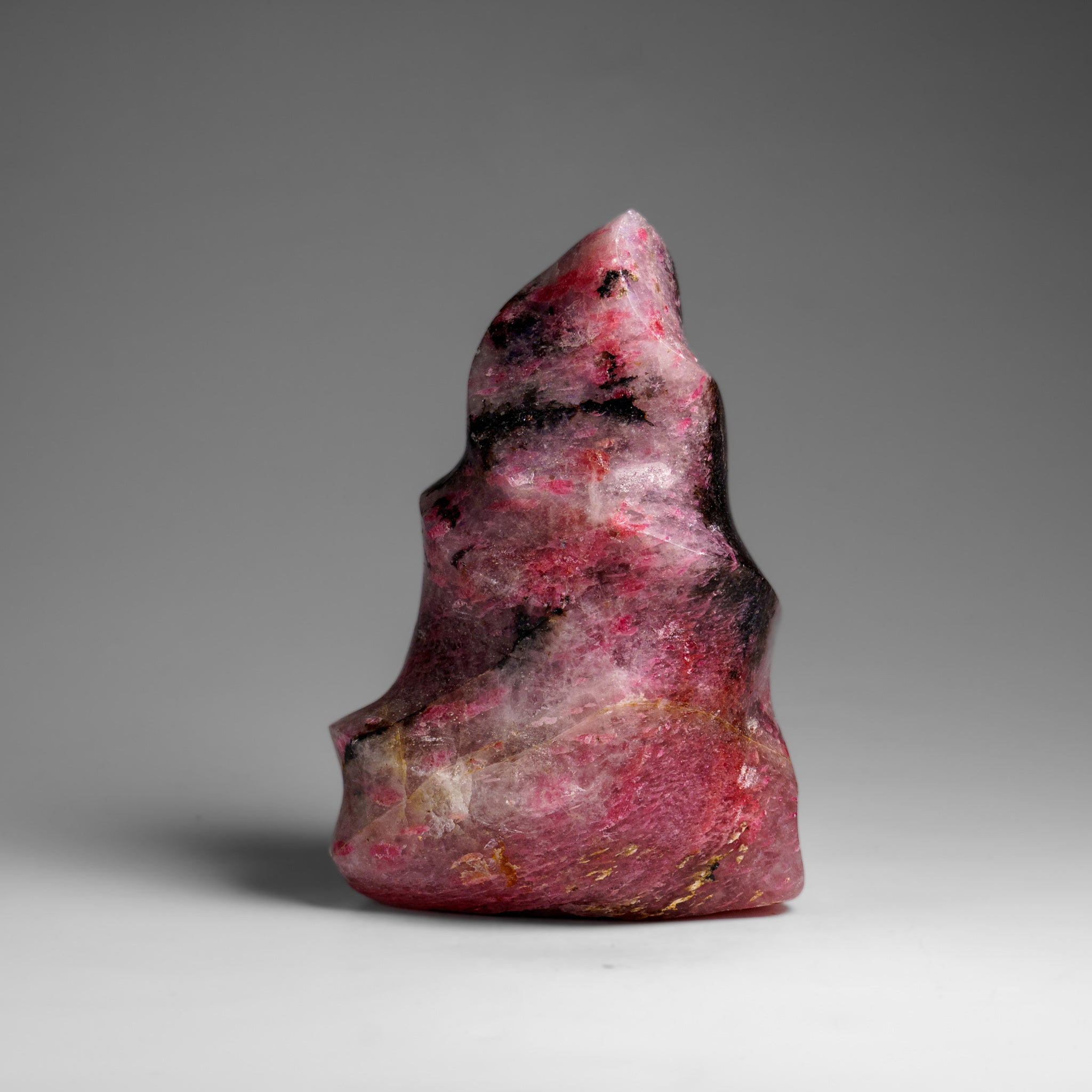Astro Gallery of Gems Polished Imperial Rhodonite Flame Freeform From ...