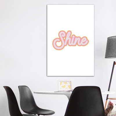 Shine - reproduction d'art textuel