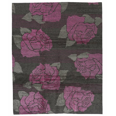 Lux Rose One-of-a-Kind 8' X 10' Area Rug