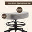 Tabouret pivotant pneumatique à roulettes 504 KALEA avec repose-pieds réglable-467144519-460844501