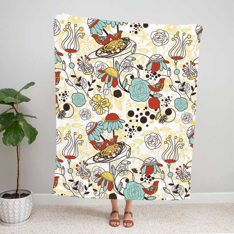 Throw Blanket, 51" W x 60" L