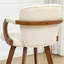 Tabouret de bar moderne pivotant de 26 po en cuir-457180436-452270096