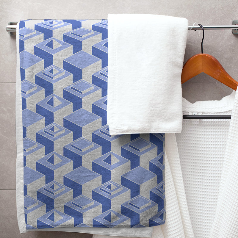 Jordao Bath Towel, Dark Navy