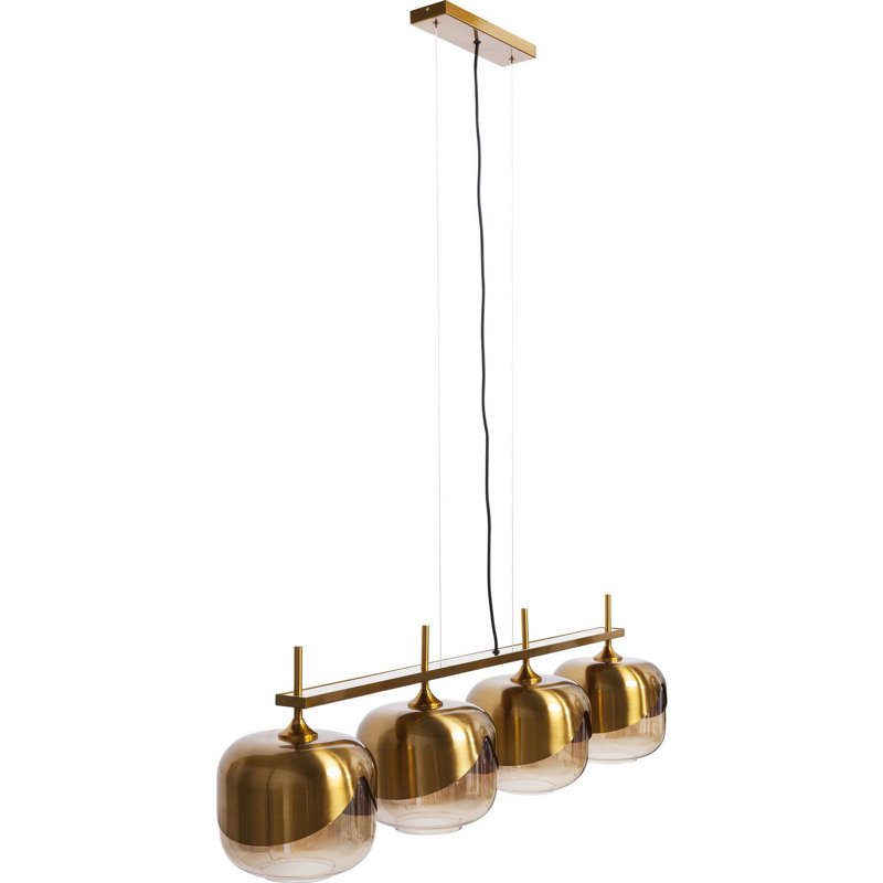 Chrome Goblet Quattro Pendant Light, Ø25Cm, Gold
