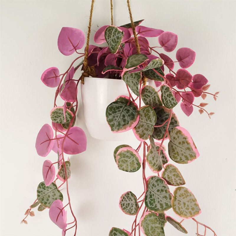 90cm Faux Plant in Planter, Pink