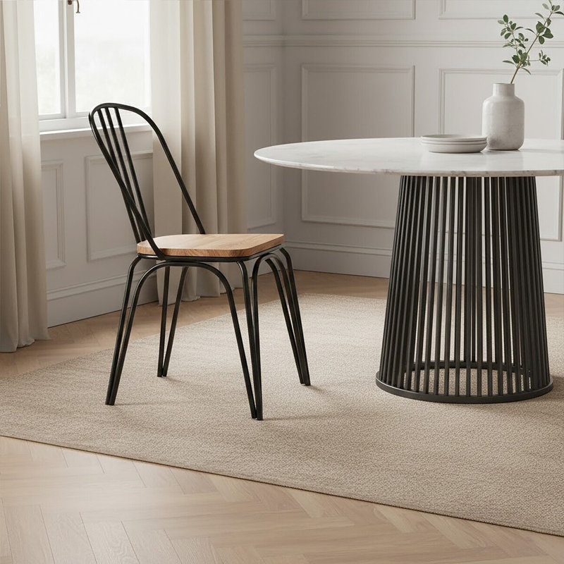 46cm H Side Chair, Black