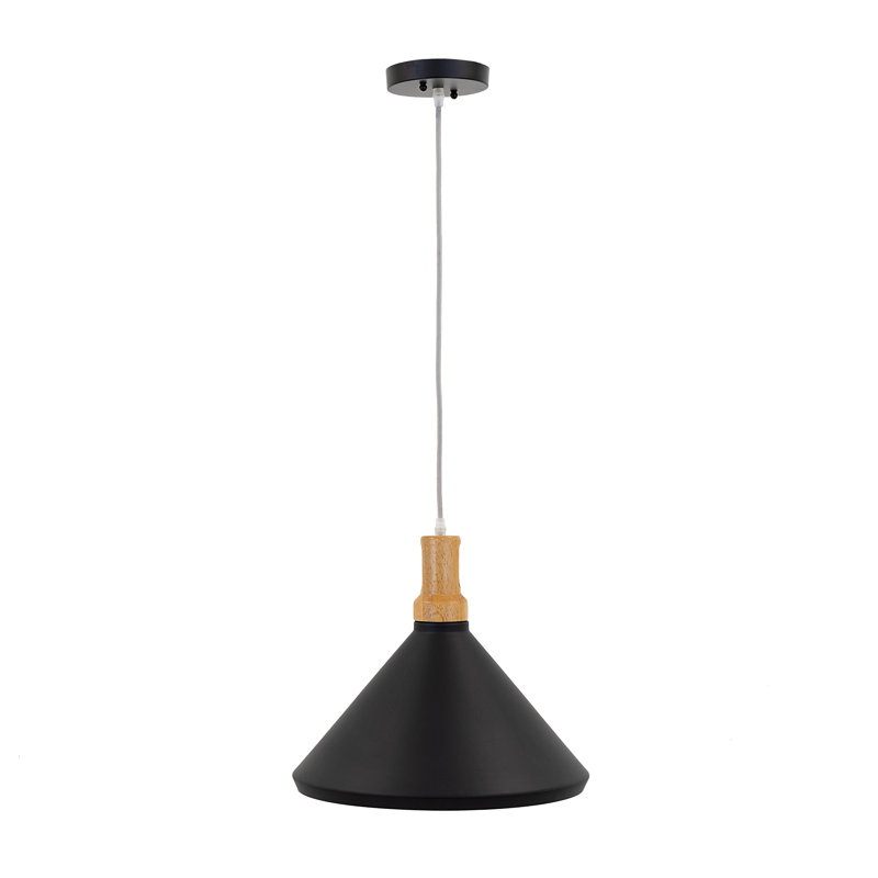 Way Wick 1 - Light Black Stainless Single Pendant