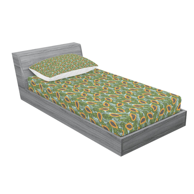 Microfiber Sheet Set, Twin XL Sheet Set + Fitted Sheet + 1 Pillowcase