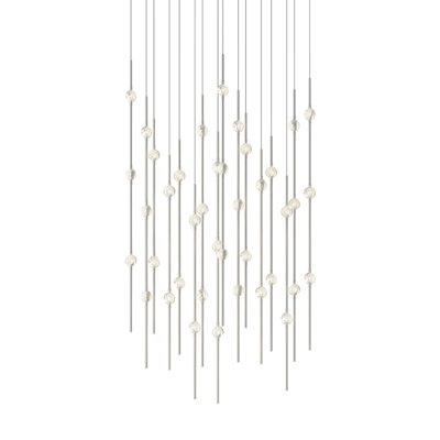 Constellation - Luminaire suspendu carré DEL 24 po Aries - 3000K - Câble 240 po