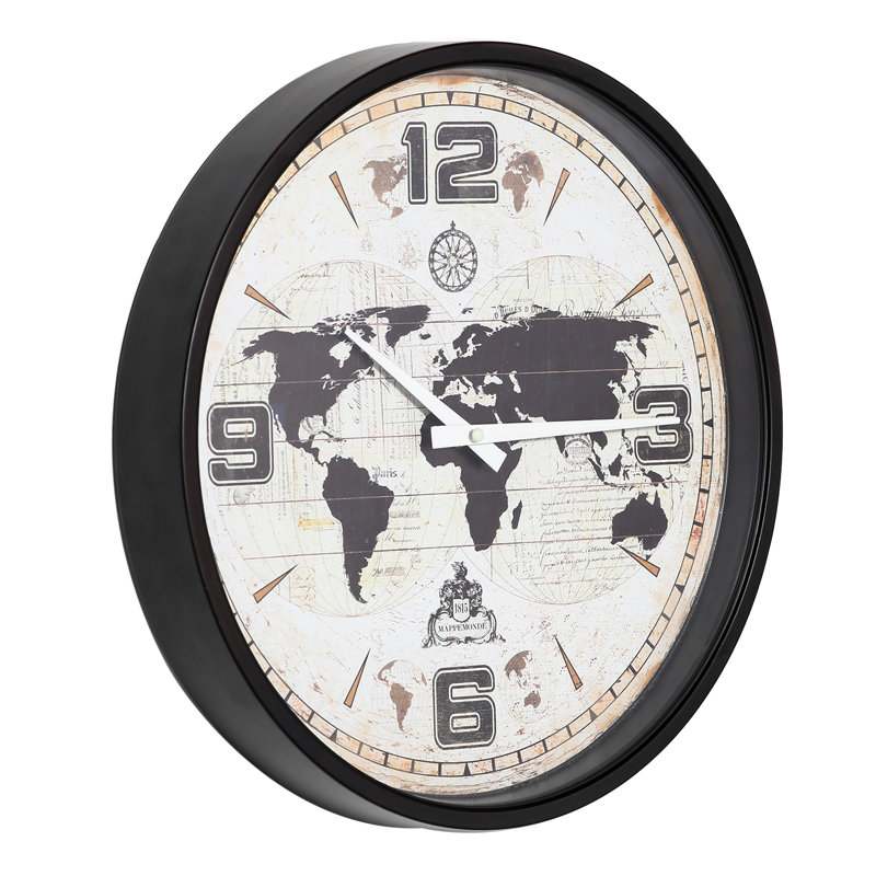 Horloge murale 15 po Quays