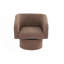 Fauteuil d'appoint pivotant classique, fauteuil confortable-10136888