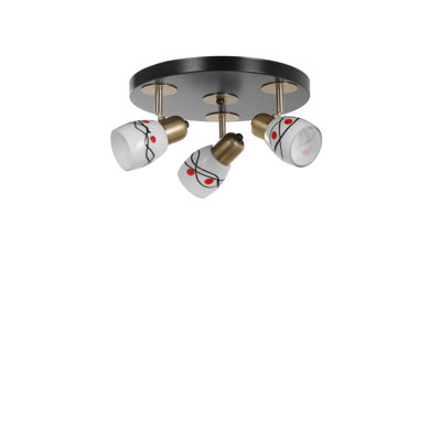 Projecteur directionnel 3 lumières 11,81 po 3 lumières