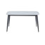  Aspen Sintered Stone Square Table with 2 Straight Stitch Upholstered Fabric Chairs - Modern Dining Set-1137626912-1131695474