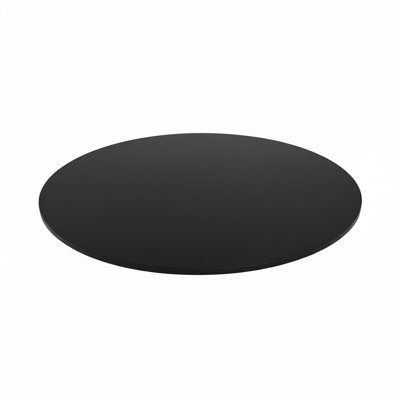 Plateau de table rond en pierre frittée 